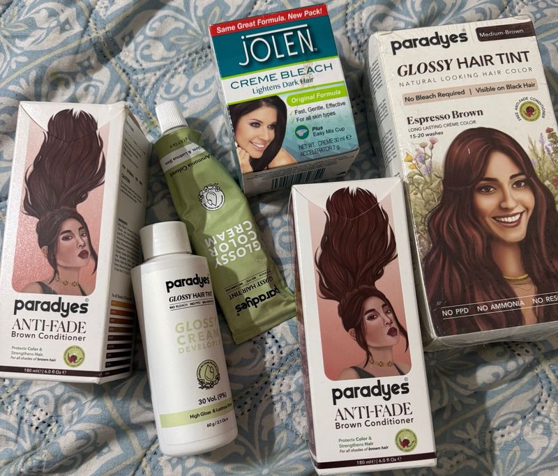 Paradyes &amp; Jolen Hair Color Products(not used)