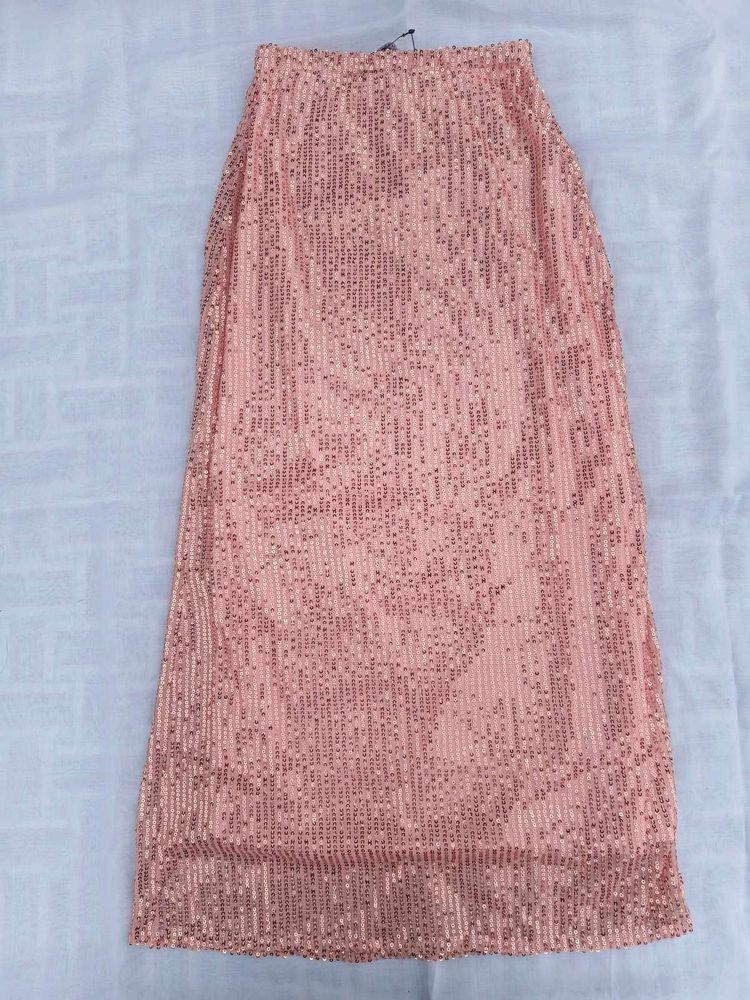 Sparkling Sequin Midi Skirt
