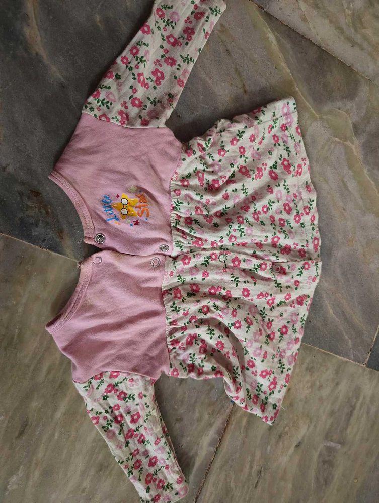 Cute Floral Baby Girl frock