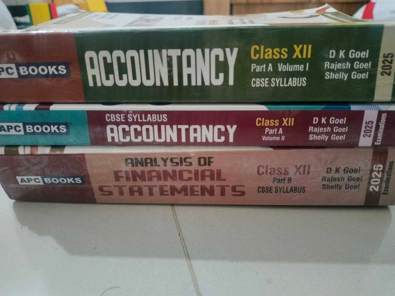CBSE Class XII Accountancy Textbook set