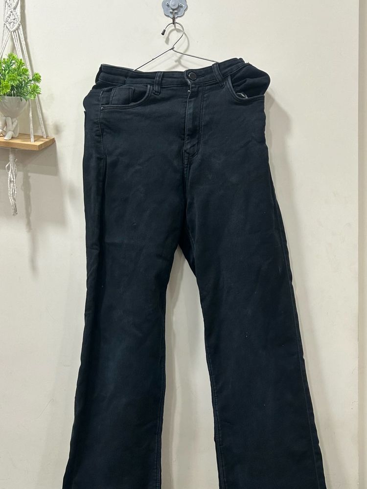 Black Wide Leg Jeans
