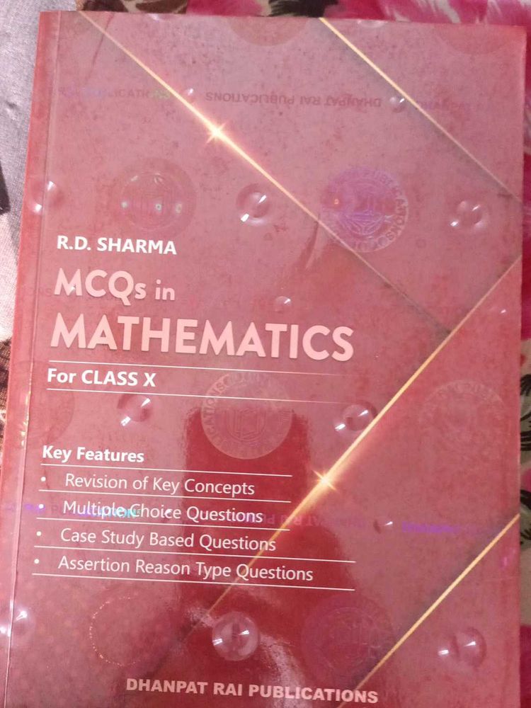 R.D. Sharma MCQs in Mathematics for Class X