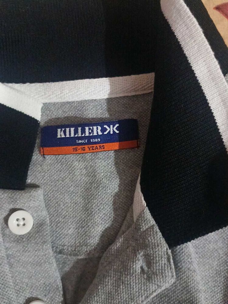 Killer K Polo Shirt - Gray