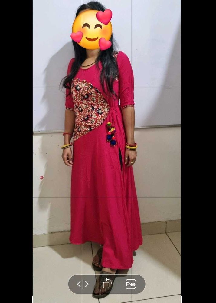 Stylish A Line Slit Kurti Soft Rayon Fabric
