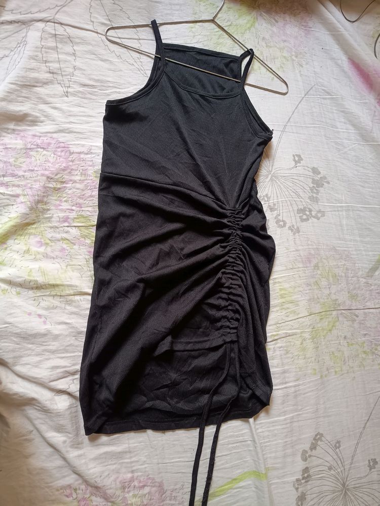 Black 🖤 Bodycon Dress With Adjustable Length