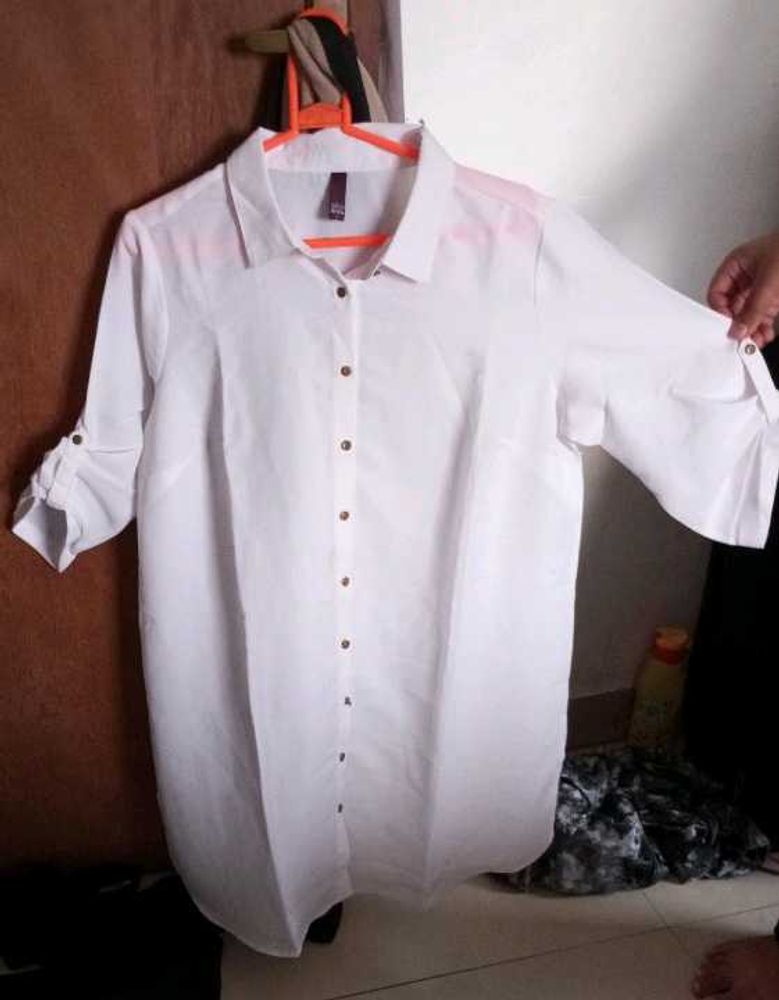 Beautiful White Shirt 👕 For Women 😻 Only In 199