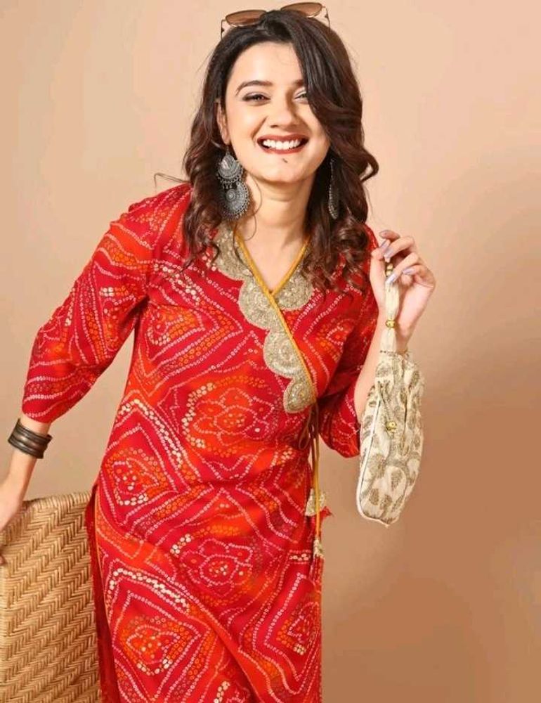 festive long kurta fresh piece.