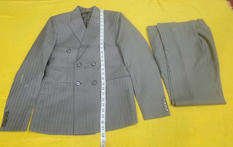 Striped coat pant for men