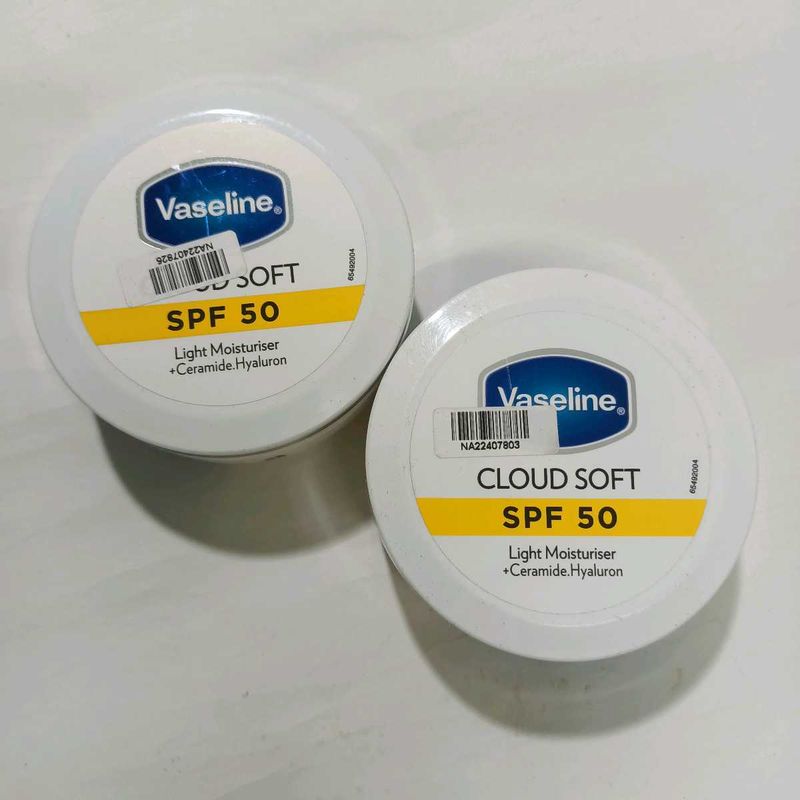 Vaseline Cloud Soft SPF 50 Moisturiser