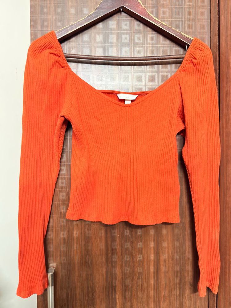 H&amp;M Orange Top 🧡🛍️