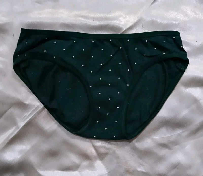 Dark Green Polka Dot panty