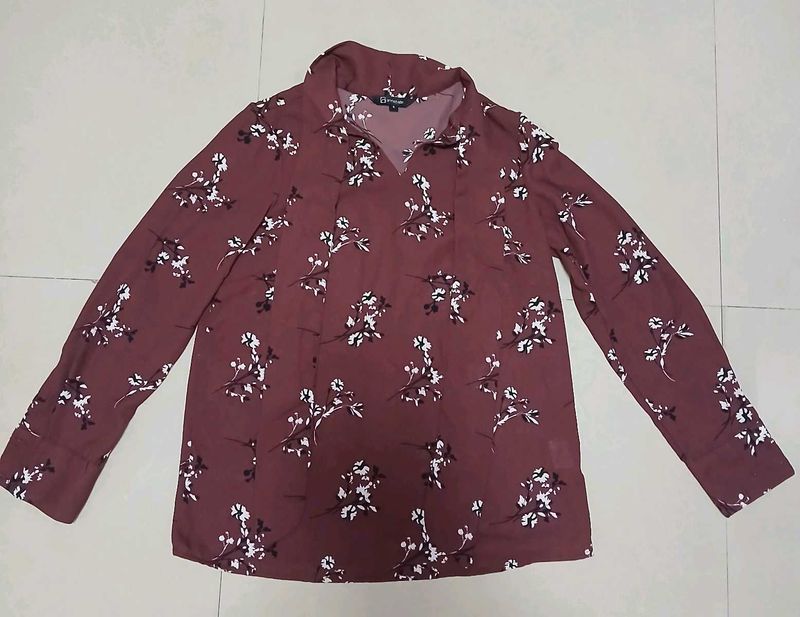 Floral Long Sleeve Blouse