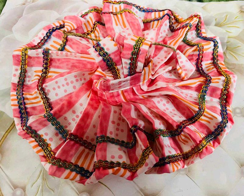 Laddu Gopal Fancy Dress Fabric Cotton Size 4, 5, 6