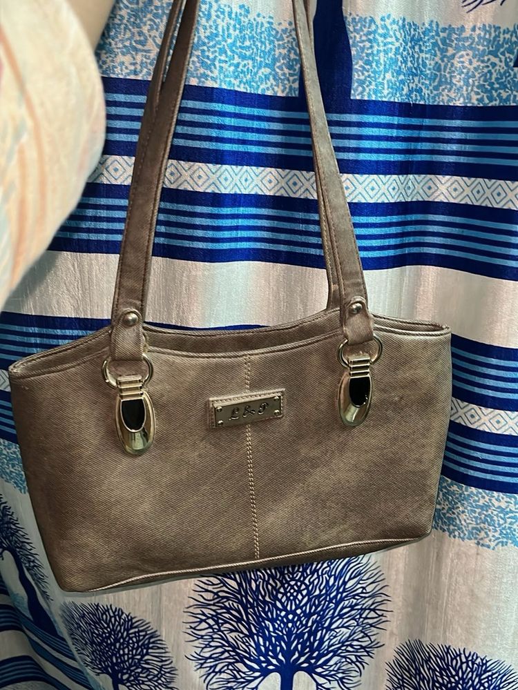 Stylish Taupe Shoulder Bag