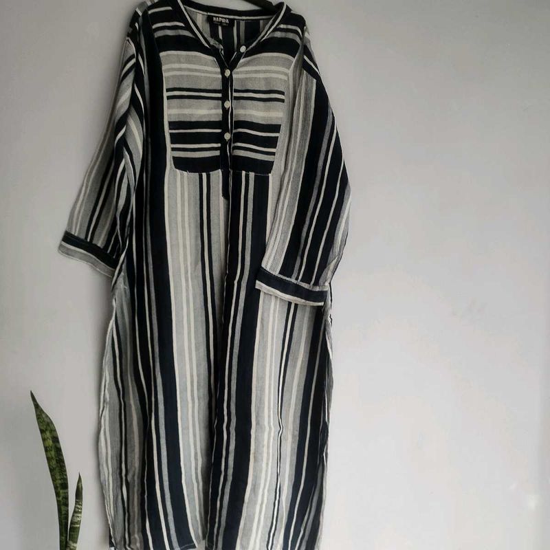 Striped Cotton Kurta with bottom