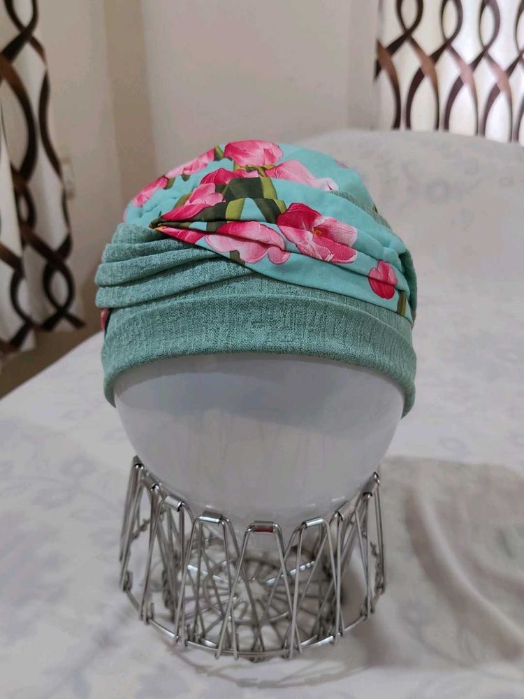 Floral Twist Turban Headwrap