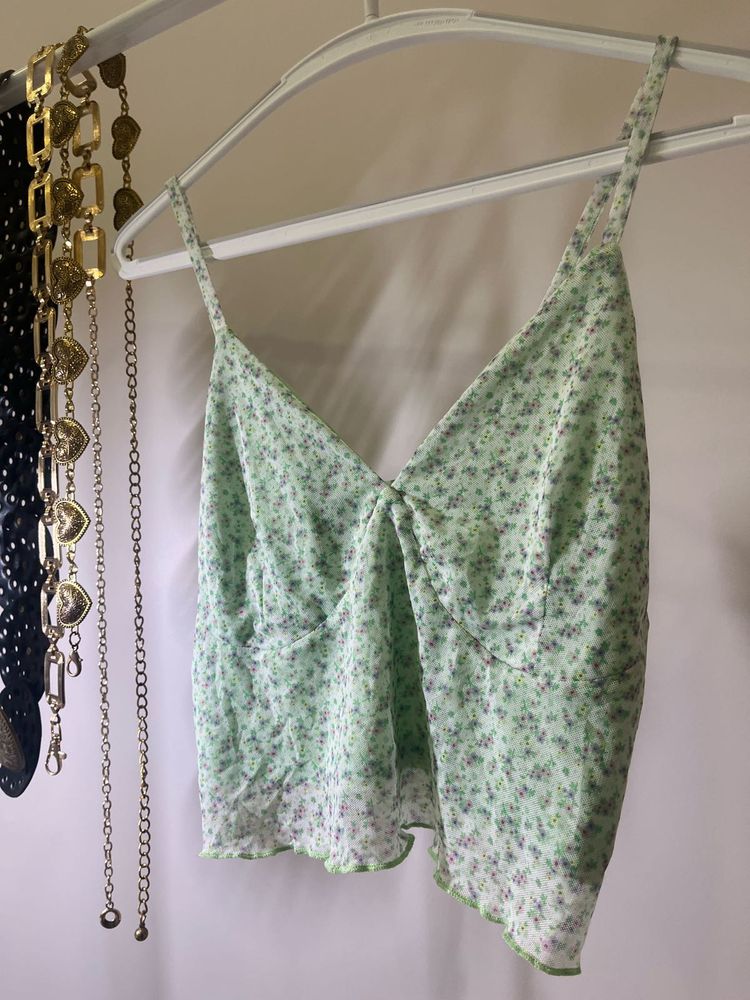 Floral Print Spaghetti Strap Camisole
