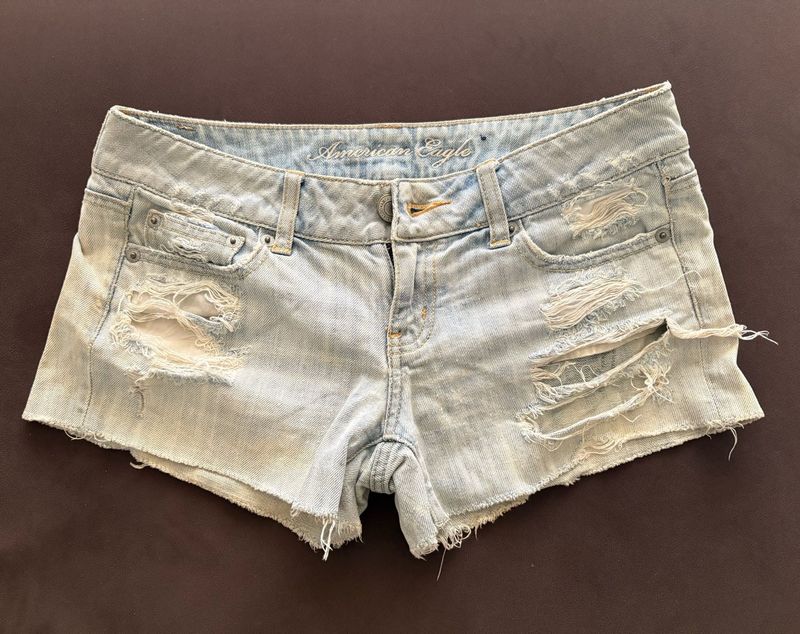 American Eagle Distressed Denim Shorts