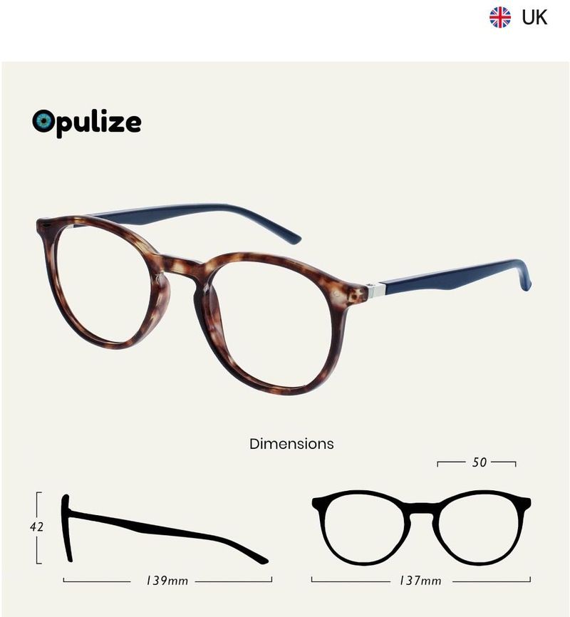 Opulize Stylish Reading Glasses