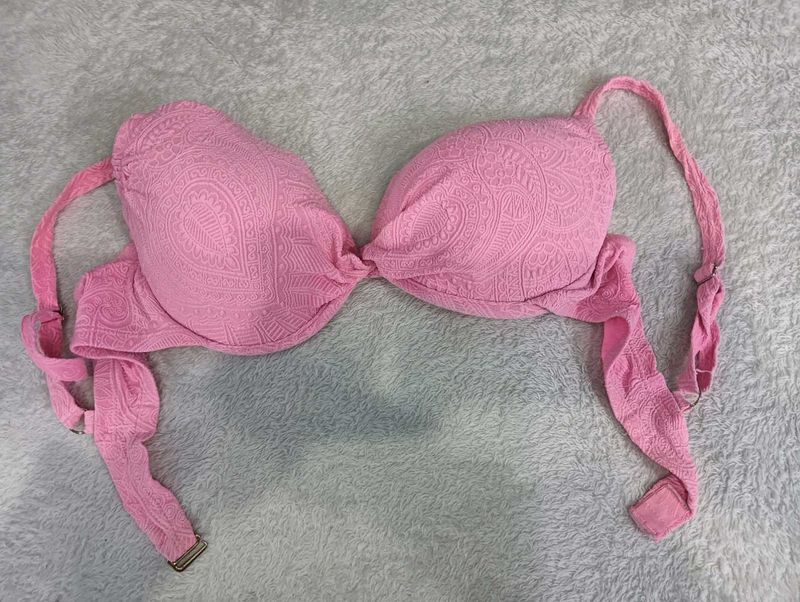Pink Padded🤎 big size Bra