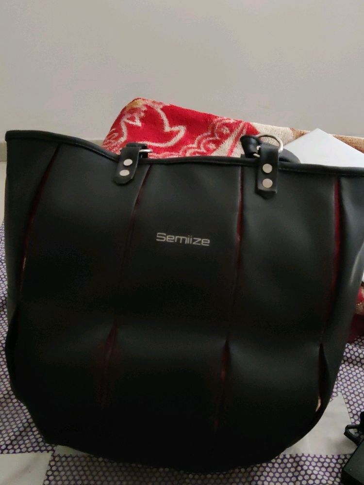 Women Office Black Handbag /////