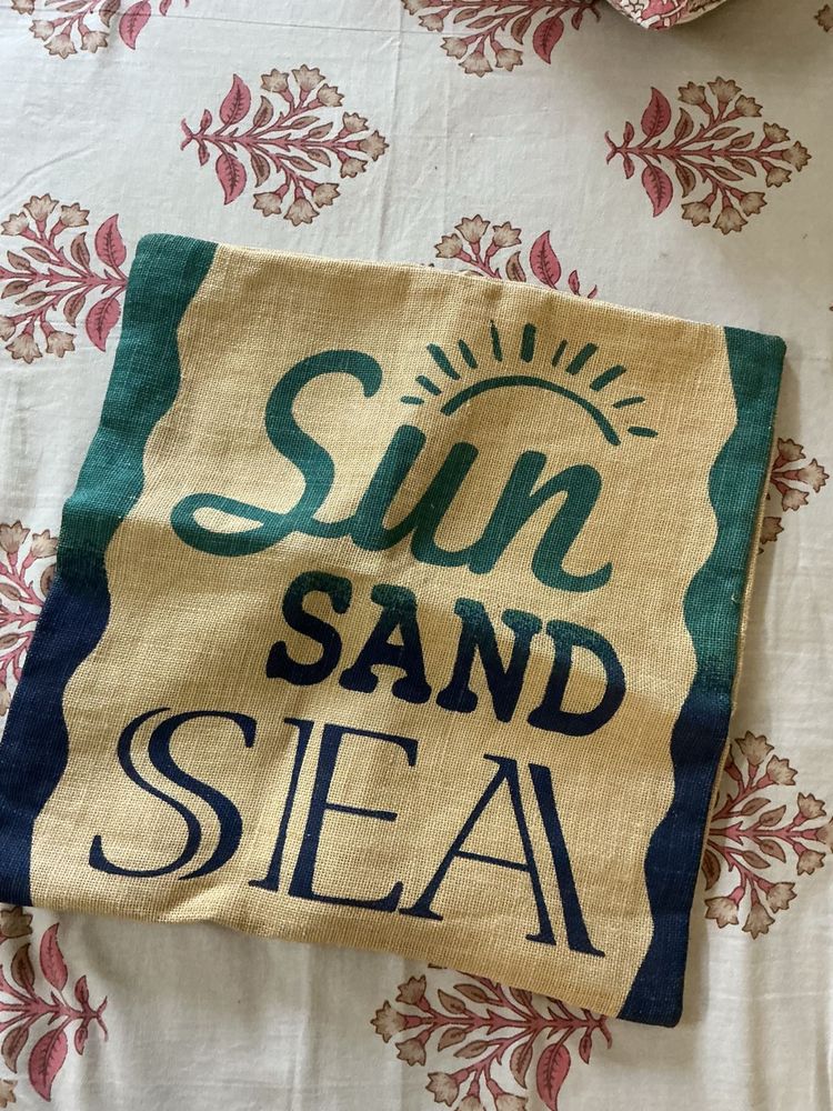 Sun Sand Sea Decorative Pillow Cover