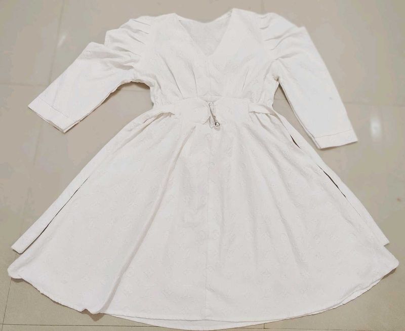 Chic White Midi Dress
