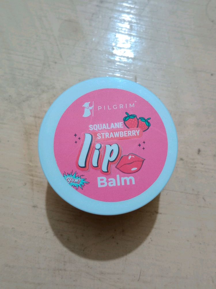Pilgrim Squalane Strawberry Lip Balm