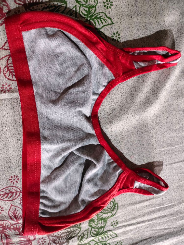 red sports bra size 32