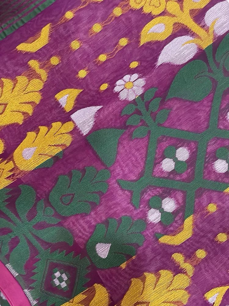 Vibrant Floral Saree