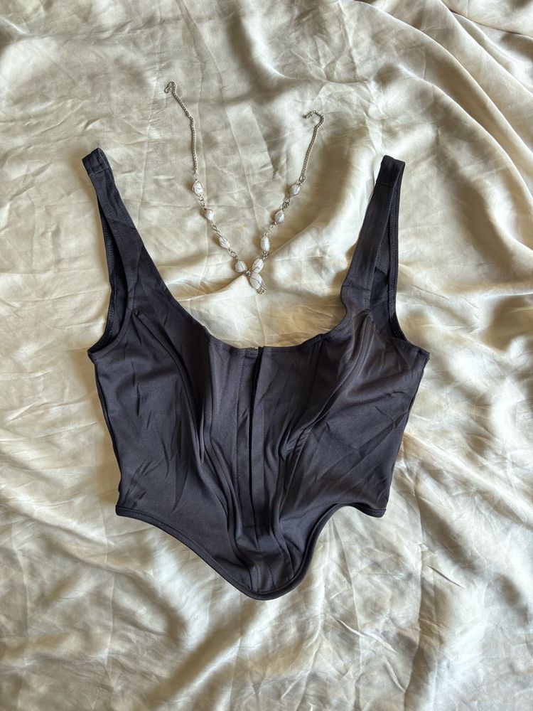 Satin Corset Top