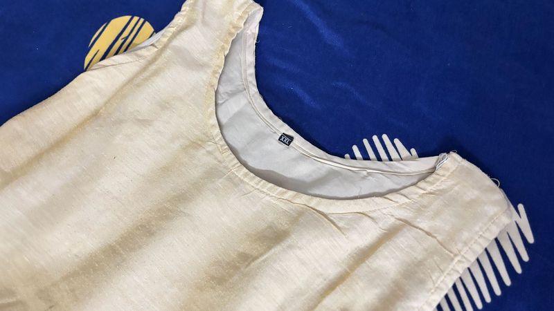 Off-White Kurta Top