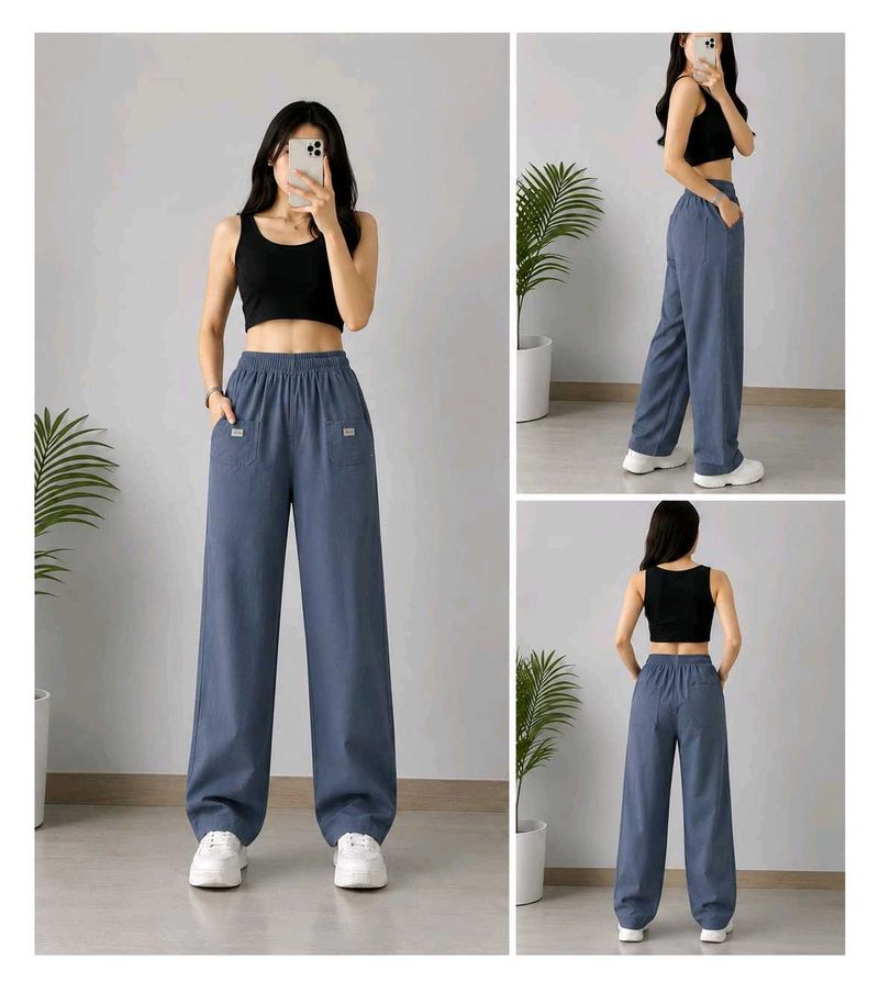 Brand new Comfortable Blue Wide Leg trousers