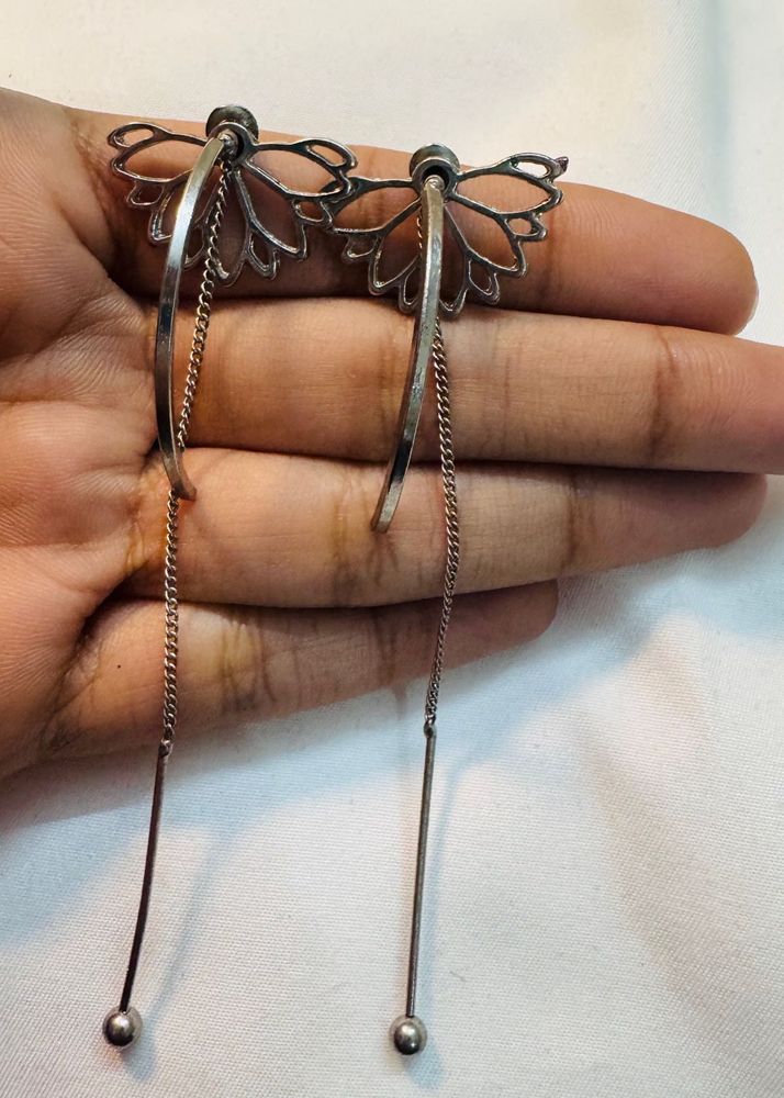 Lotus Drop Earrings