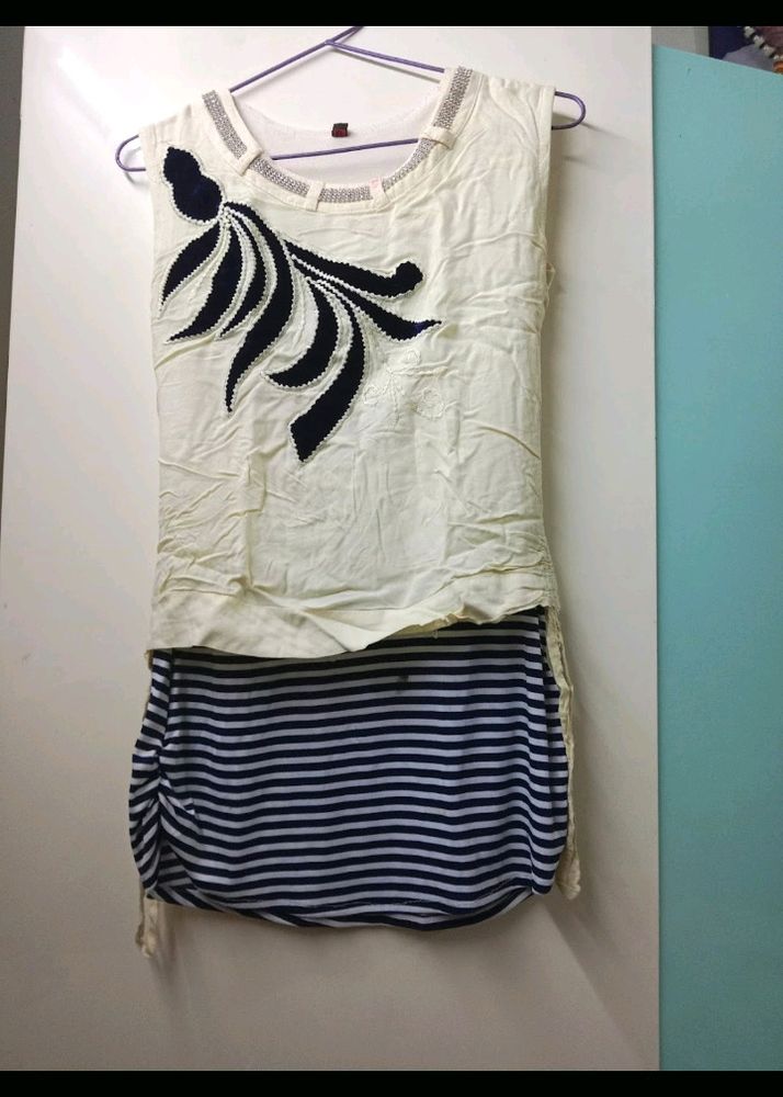 Sleeveless Party Wear Long Top