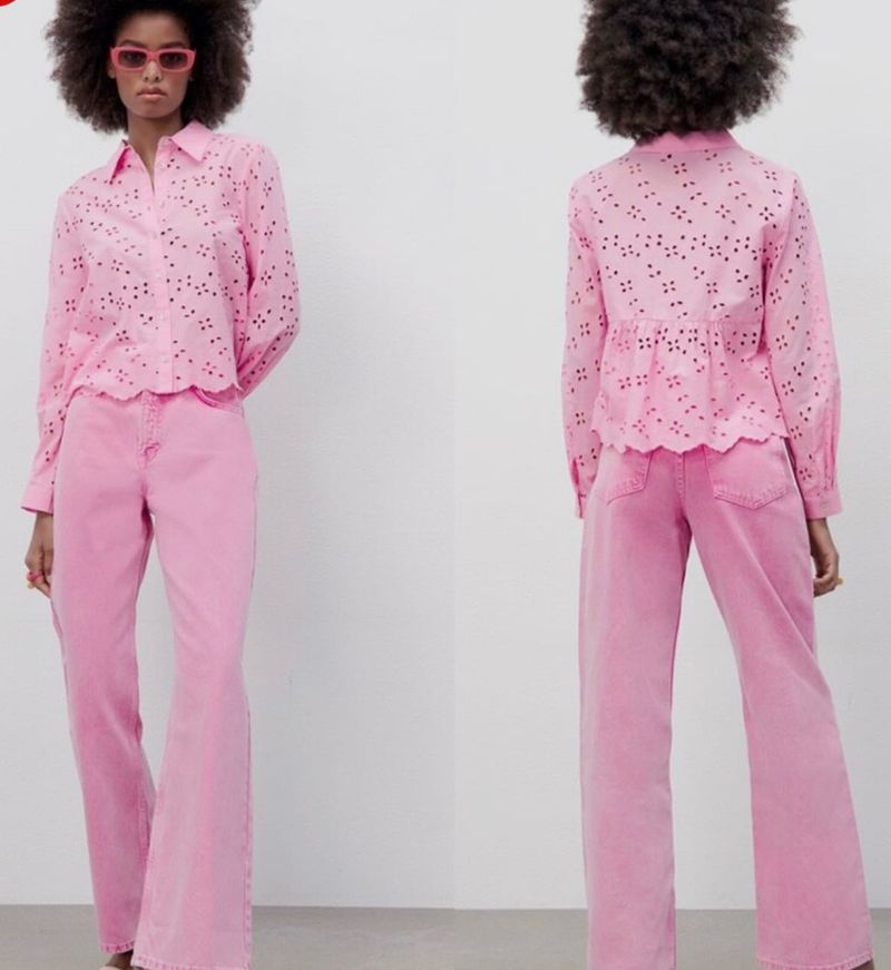 Chic Pink Zara Shirt