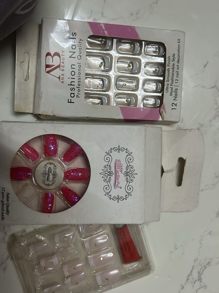 Set of False Nails - Various Styles