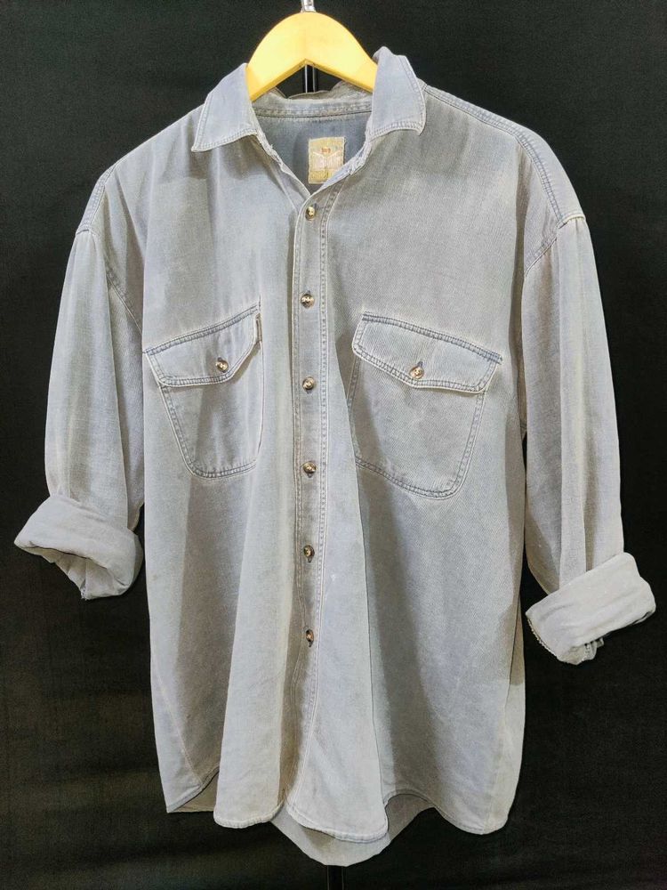 Vintage Washed Denim Shirt