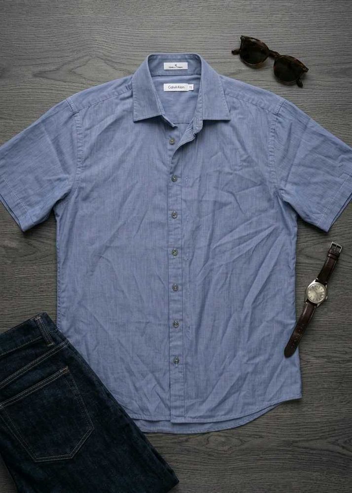 Calvin Klein Men's Short Sleeve Shirt - L