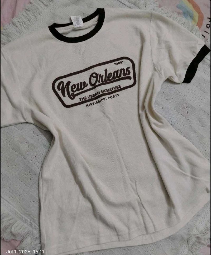New Orleans Graphic Oversized Tee