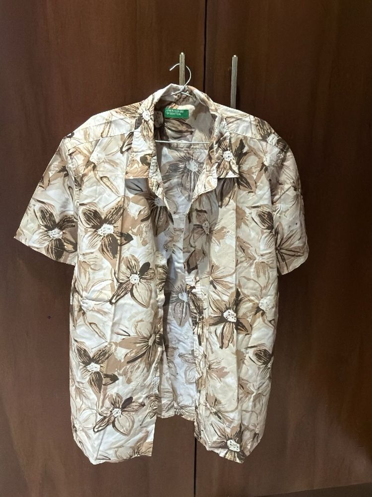 Men's Short Sleeve Floral Shirt