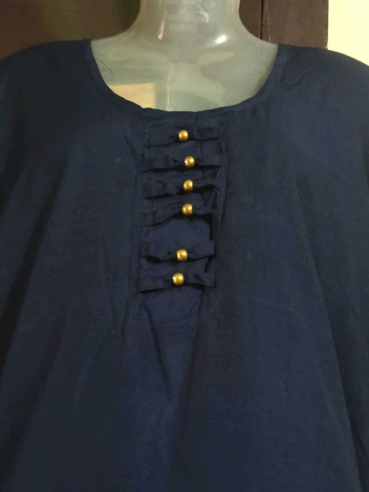 Navy Blue Tunic Top