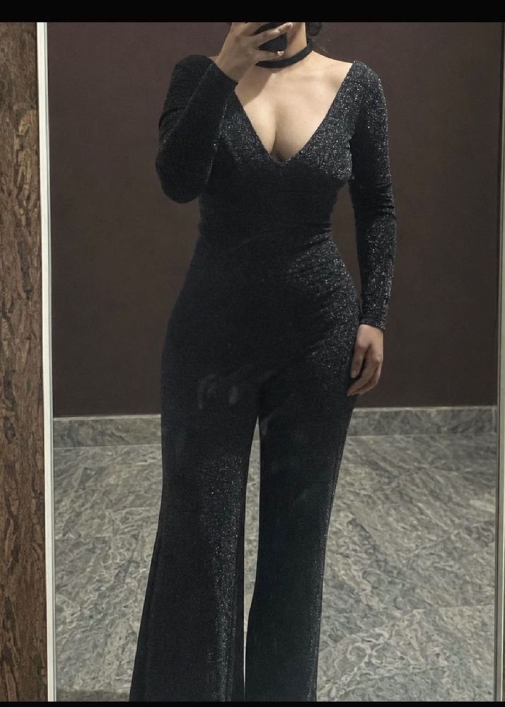Sparkling Black Jumpsuit
