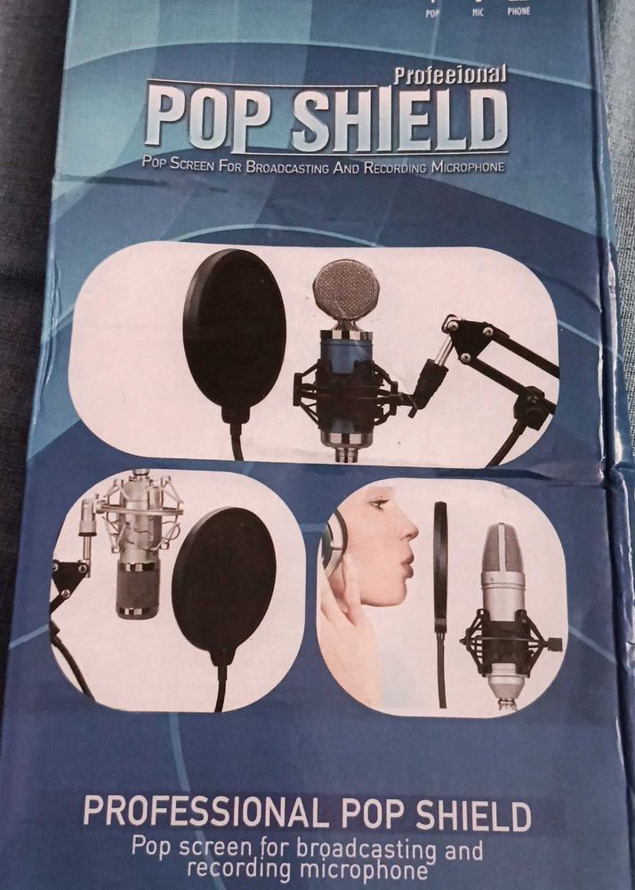 new Professional Pop Shield for Microphones