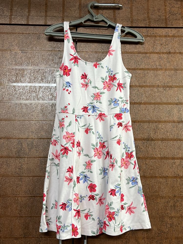 White Floral Dress