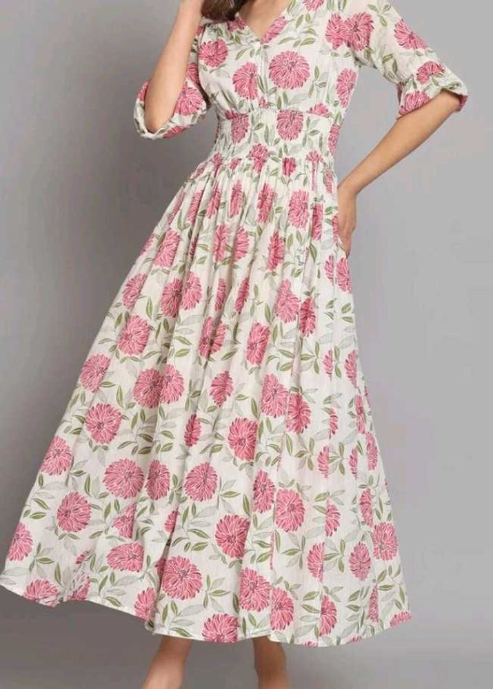 Pure cotton Floral Dress