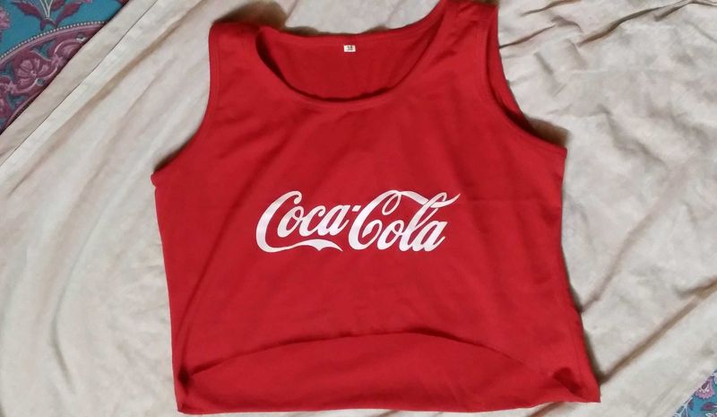 Coca-Cola Red Crop Tank Top
