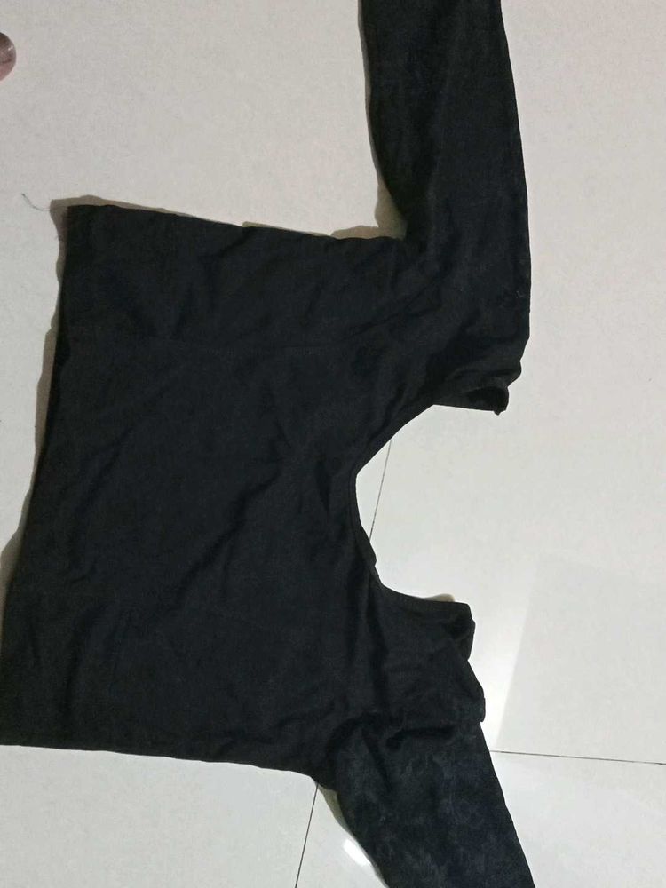 Black Long Sleeve Top