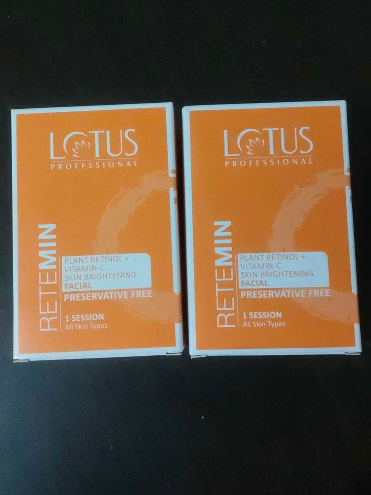 Lotus Professional Retemin Facial Kit - 2 Pc