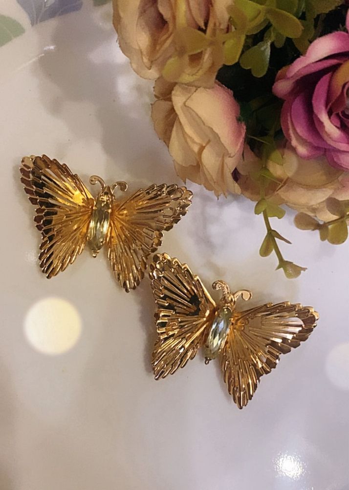 Vintage Butterfly Earrings